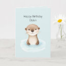 Search for otter birthday cards Blue
