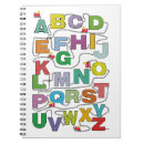 Search for alphabet notebooks Education