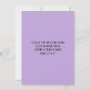 Search for purple blank invitations Create your own