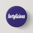 Search for funny 40th birthday badges Fortieth