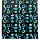 Search for mid century modern shower curtains Blue