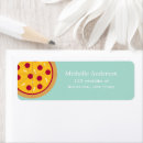 Search for pizza return address labels Birthday