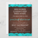 Search for teal and brown wedding invitations Rustic