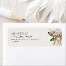 Search for natural return address labels Rustic