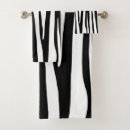 Search for black and white designs bath towels Elegant