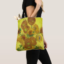 Search for van gogh sunflowers tote bags Vincent