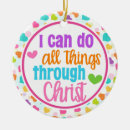 Search for religious heart christmas tree decorations Bible
