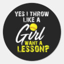 Search for softball lover stickers Fastpitch