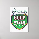 Search for golf canvas prints Cartoon