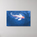 Search for koi fish pond canvas prints Water
