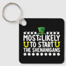 Search for no shenanigans key rings Shamrock