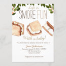 Search for smore baby shower invitations Camping