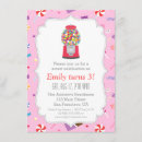 Search for gumball machine birthday invitations Colourful