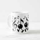 Search for cartoon music mugs Black