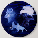 Search for wolves animals badges Fantasy