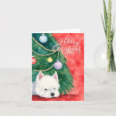 Search for westie dog christmas cards Dogs
