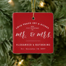 Search for just married christmas tree decorations Our first christmas as