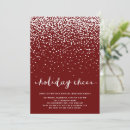 Search for snow seasonal invitations Red