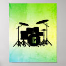 Search for percussion instruments posters Drum set