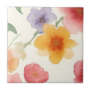 Search for flower print tiles Orange