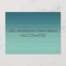 Search for employees postcards Blue