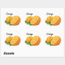 Search for orange fruit stickers Trendy