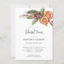 Search for winter rehearsal dinner invitations Rustic