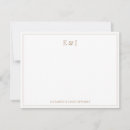 Search for gold border note cards Typography
