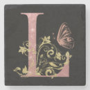 Search for pink letters coasters Gold