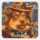 Search for mobster stickers Dog