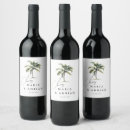 Search for beach wine labels Palm tree