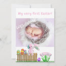Search for easter birth announcement cards Baby girl