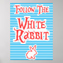 Search for white rabbit posters Typography