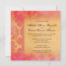 Search for pink damask wedding invitations Grunge