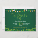 Search for ireland invitations Shamrocks
