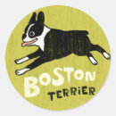 Search for vintage boston terrier stickers Retro