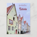 Search for old town street postcards Estonia