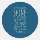 Search for let your light shine stickers Matthew 5 16