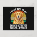 Search for funny dog saying postcards Golden retriever