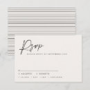 Search for template rsvp cards Black and white