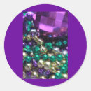 Search for mardi gras beads stickers Green