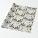 Search for winter scene wrapping paper Forest