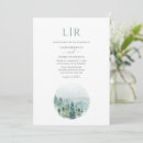 Search for evergreen wedding invitations Watercolor