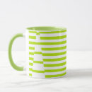 Search for green white striped mugs Lime