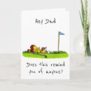 Search for golf dad birthday cards Cartoon