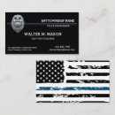 Search for police department business cards Professional
