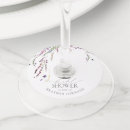 Search for wedding wine charms Watercolor
