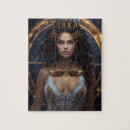 Search for female portraits puzzles White