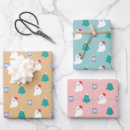 Search for japanese christmas wrapping paper Kawaii