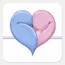 Search for two hearts stickers Blue